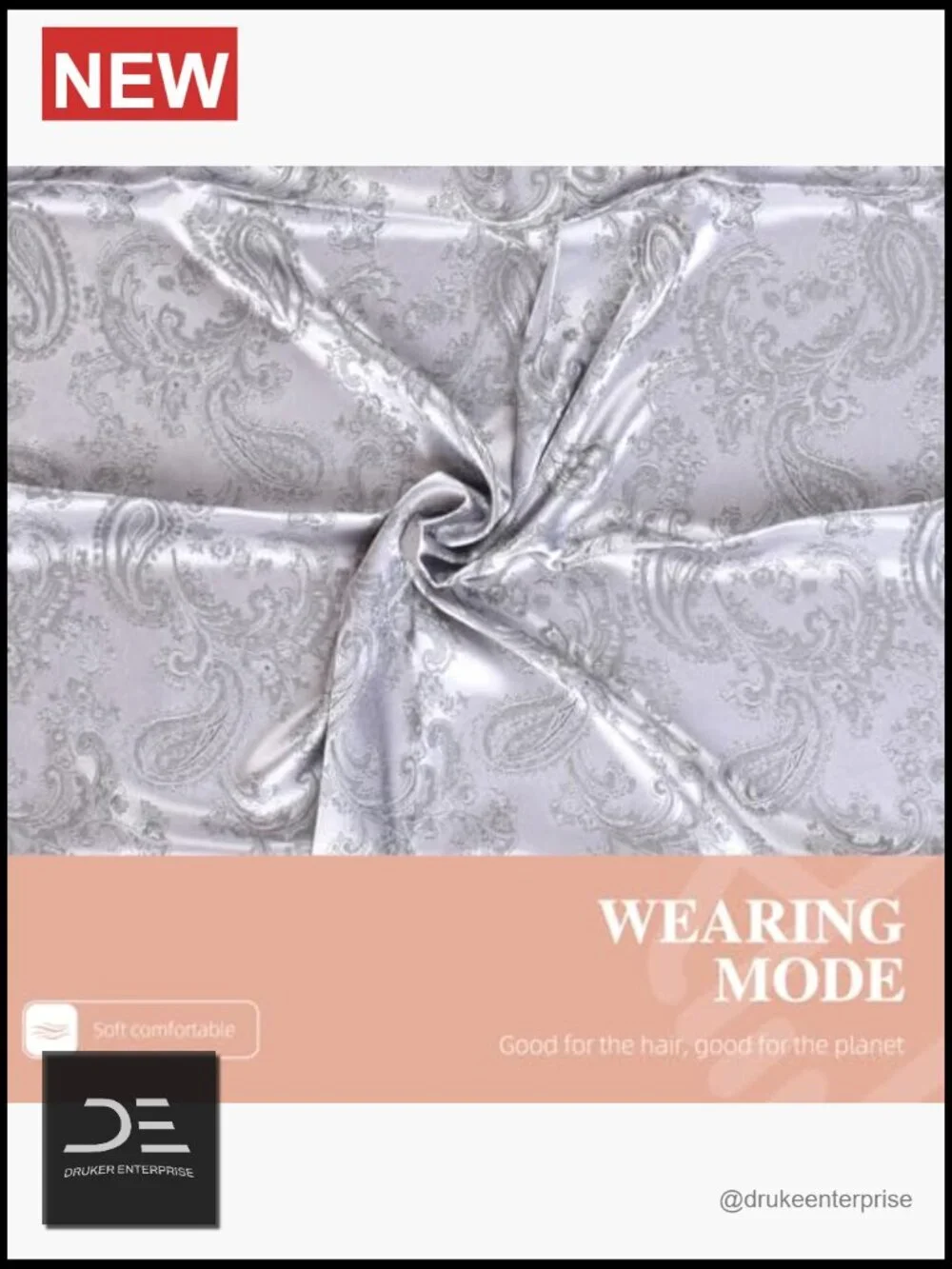 Women's Silk Like Head Scarf Square 35x35 Inch Hair Wraps Bandana